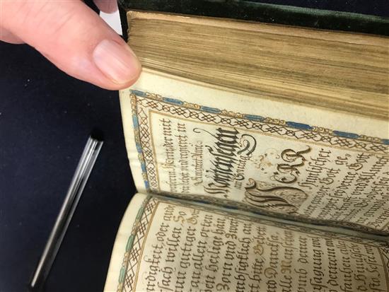 Johannes Kirchring the Younger. Psalter in the German translation of Martin Luther. A calligraphic manuscript on vellum and paper